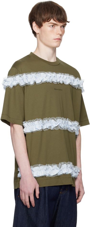 Тениска Simone Rocha Simone Rocha Ruffle Frill T-Shirt Зелено | 5362 0553, 1