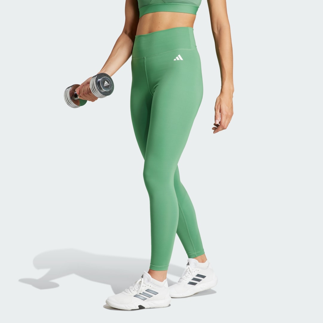 Клинове adidas Performance Training Essentials High-Waisted 7/8 Leggings Зелено | IT9373, 0