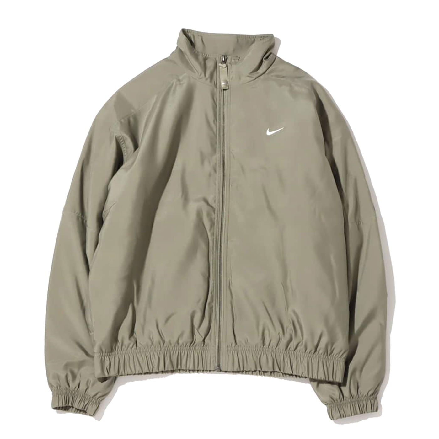 Яке бомбър Nike Solo Swoosh Satin Bomber Jacket (Asia Sizing) Light Army Сиво | DN1267-320, 0