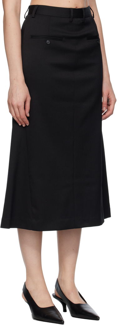 Пола Maison Margiela MM6 Maison Margiela Tailored Midi Skirt Сиво | S52MI0021 S47848, 4