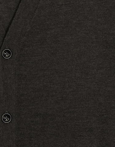 Пуловер Dolce & Gabbana Cashmere Cardigan With Buttons Сиво | GXV87TJBW05N1254, 2