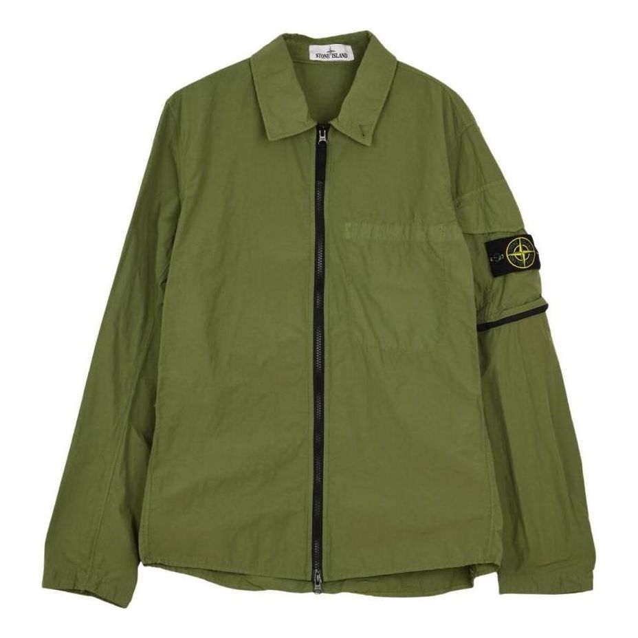 Риза Stone Island Naslan Light Jacket Зелено | 761510502-V0058, 0