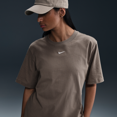 Тениска Nike Sportswear Essential T-Shirt Кафяво | FD4149-233, 0