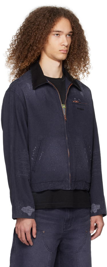 Яке We11done We11done Distressed Denim Jacket Тъмно синьо | WD-DJ0-24-381-U-NV, 1