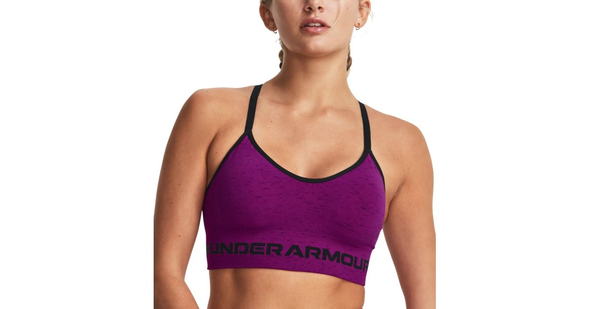 Сутиен Under Armour Seamless Low Long Htr Bra Бургунди | 1357232-573, 1