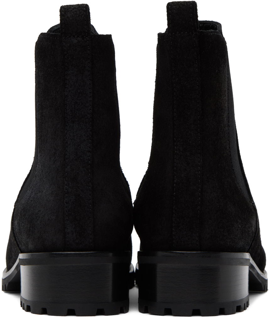 Облекло Manolo Blahnik Manolo Blahnik Chelata Suede Chelsea Boots Черно | 321-1812-0001, 1