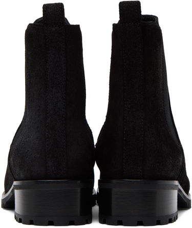 Облекло Manolo Blahnik Manolo Blahnik Chelata Suede Chelsea Boots Черно | 321-1812-0001, 1