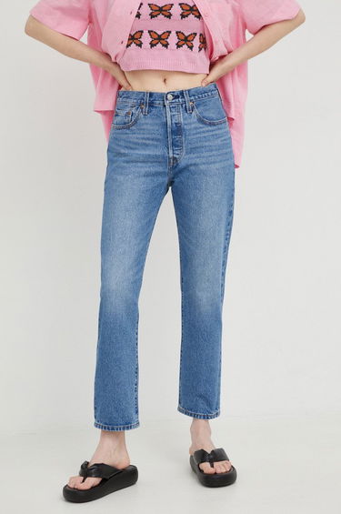 Дънки Levi's 501 Crop Jeans Синьо | 36200.0236, 0