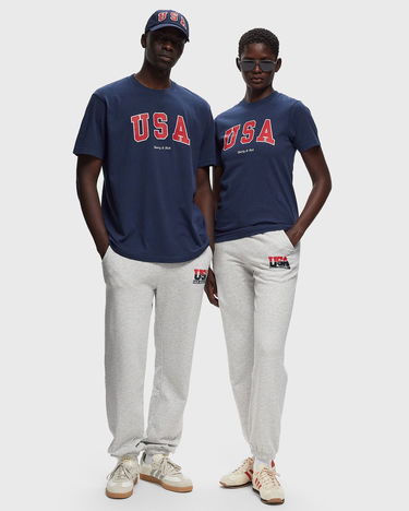 Тениска Sporty & Rich USA Tee Shortsleeves Тъмно синьо | TO043503643BL32, 1