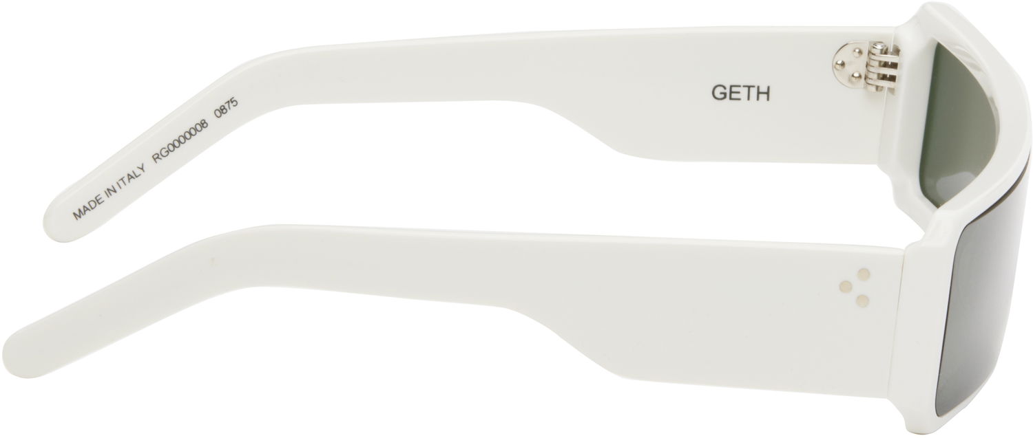 Слънчеви очила Rick Owens Porterville Gethsemane Gethshades Sunglasses Бяло | RG0000008 GPRLFS, 1