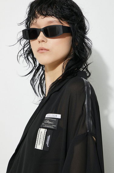 Риза UNDERCOVER Undercover Asymmetric Sheer Shirt Черно | UC1D1304.2, 3