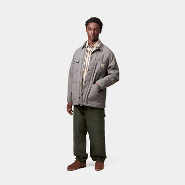 Палта Carhartt WIP Carhartt WIP Leroy Chore Coat Сиво | I035343_7, 3