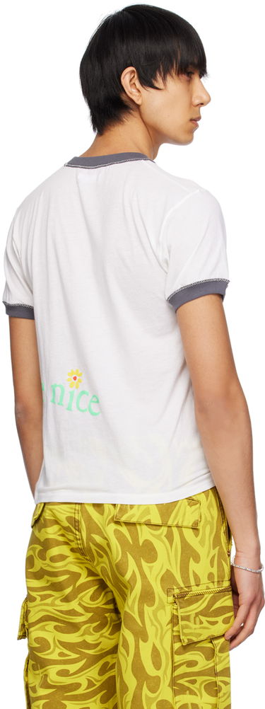 Тениска ERL 'Venice' Print T-Shirt Бяло | ERL08T006, 2