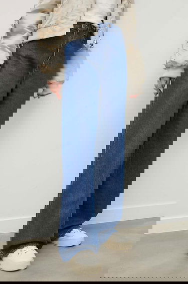 Дънки Samsoe Samsoe REBECCA Wide Leg Jeans Синьо | F22200166, 0