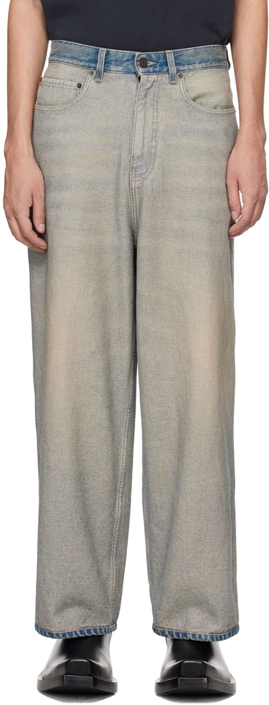 Дънки Balenciaga Faded Jeans Синьо | 773771-TDW15-4209, 0