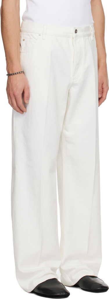 Дънки FERRAGAMO Five Pocket Jeans Бяло | 781679, 1