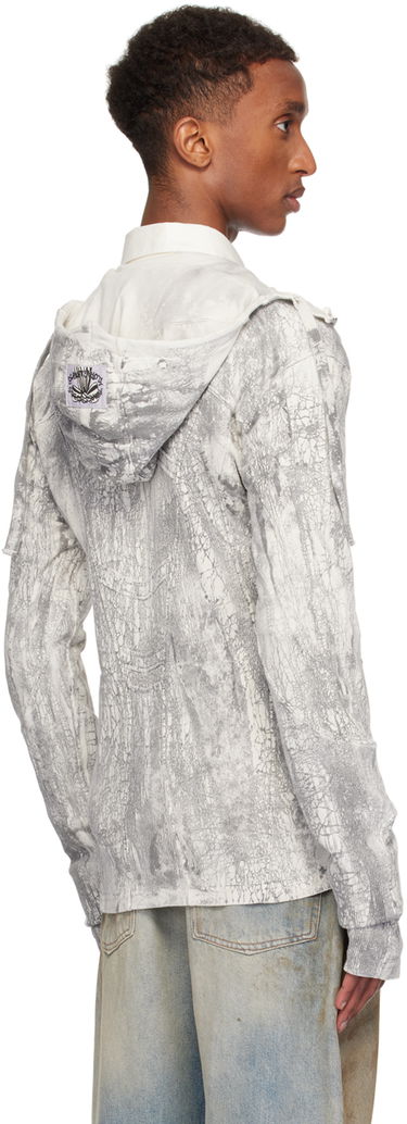 Суитчър Acne Studios Acne Studios Dyed Zip Hoodie Сиво | BI0203-, 2