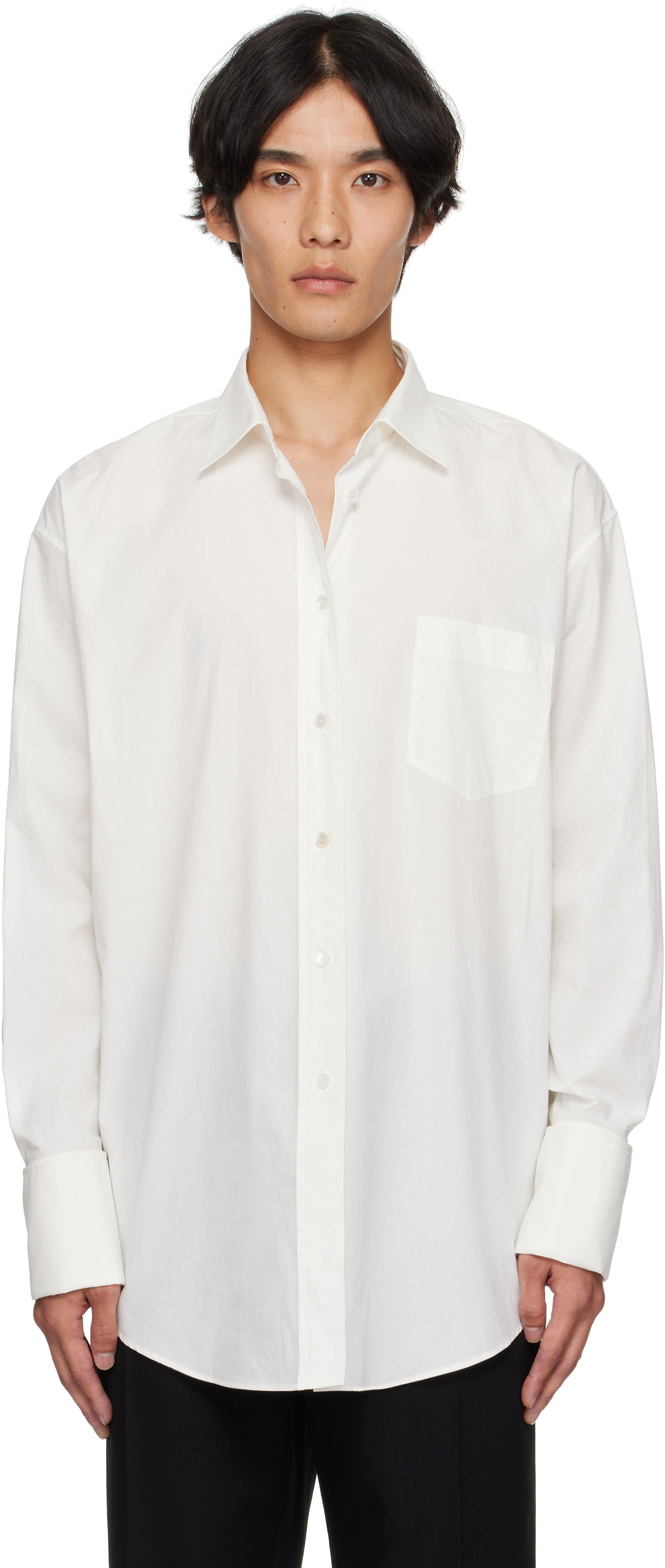 Риза The Row The Row Miller Shirt Бяло | 970-W4266, 0