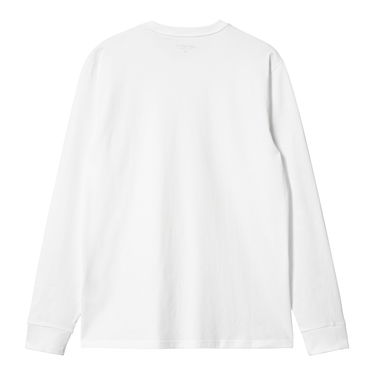 Тениска Carhartt WIP L/S Pocket T-Shirt Бяло | I030437_02_XX, 5