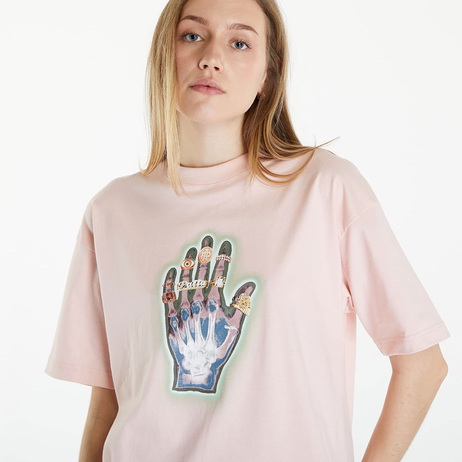 Тениска Patta Healing Hands T-Shirt UNISEX Розово | POC-SS24-1000-290-0222-085, 1