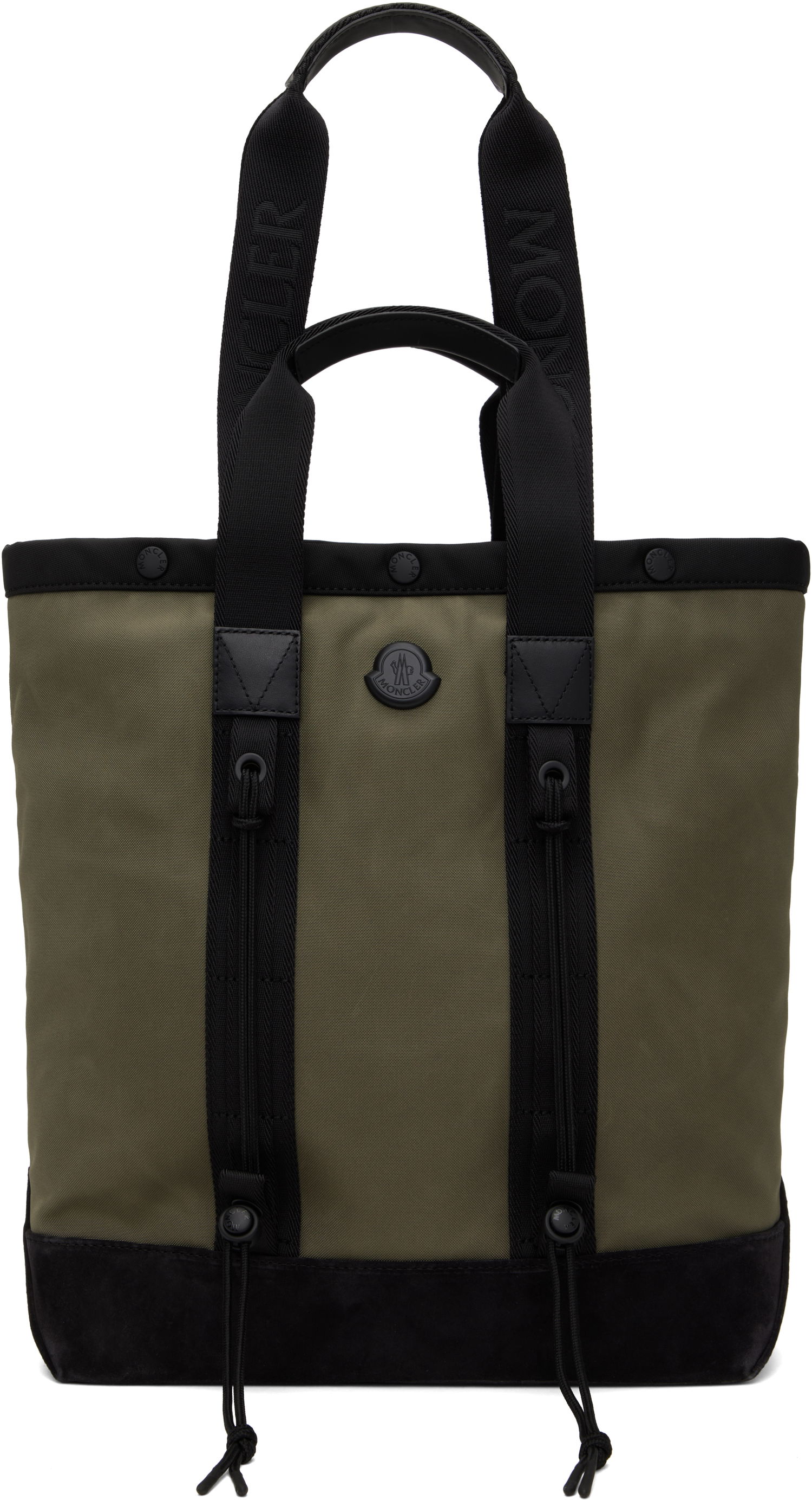 Голяма пазарска чанта Moncler Moncler Small Tech Tote Зелено | K109A5D00001M6261, 0