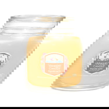 Свещи Yankee Candle Slopeside Spritz Signature Medium Jar 2-Wick Candle 368g Жълто | 43502 YC, 0
