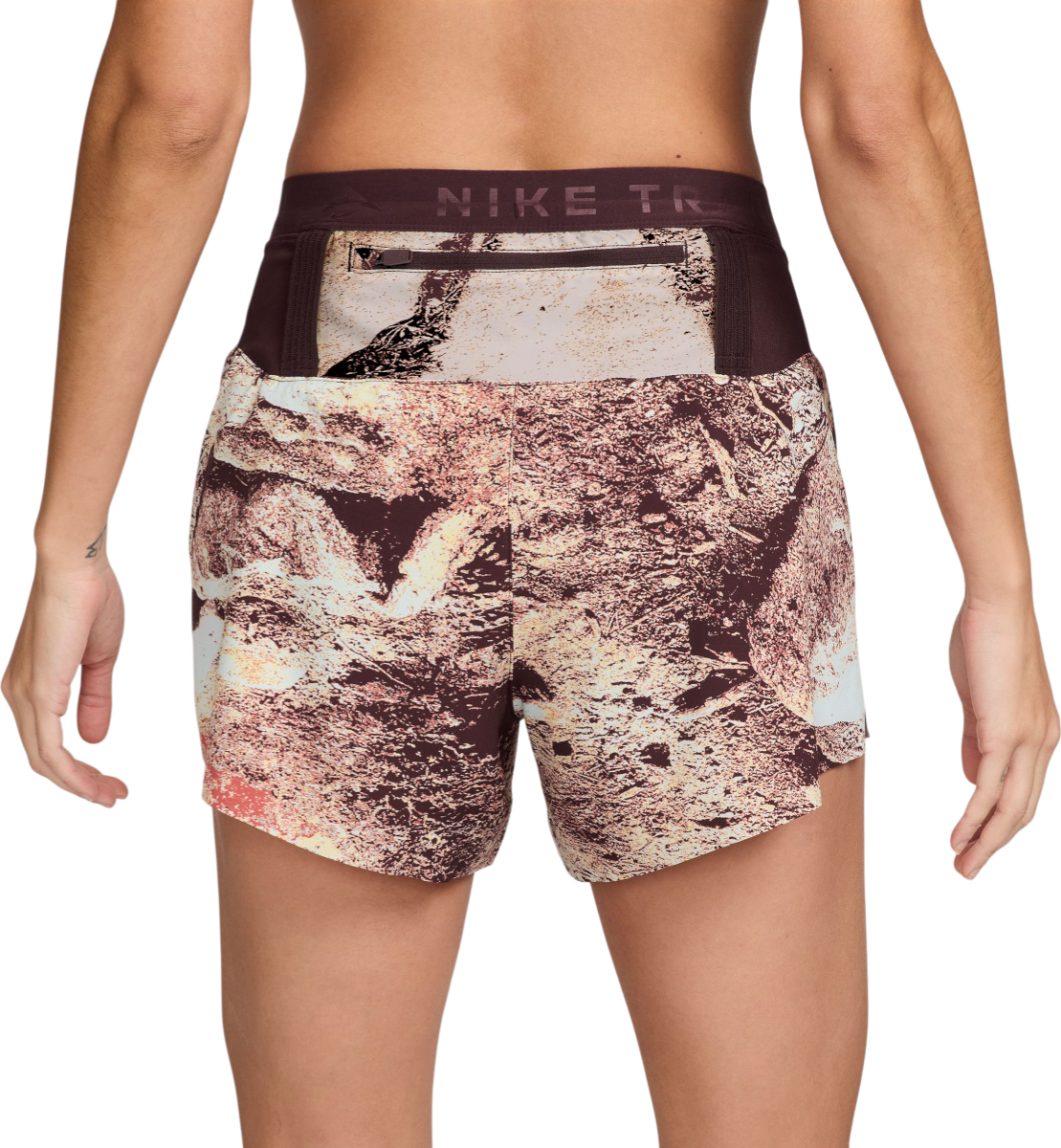 Къси панталони Nike Nike Trail 4" Running Shorts Кафяво | if3587-652, 1