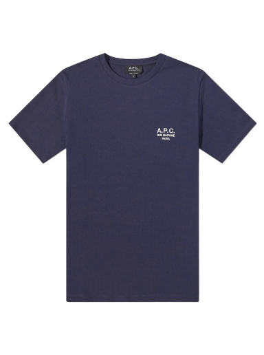 Raymond Embroidered Logo Tee Dark Navy