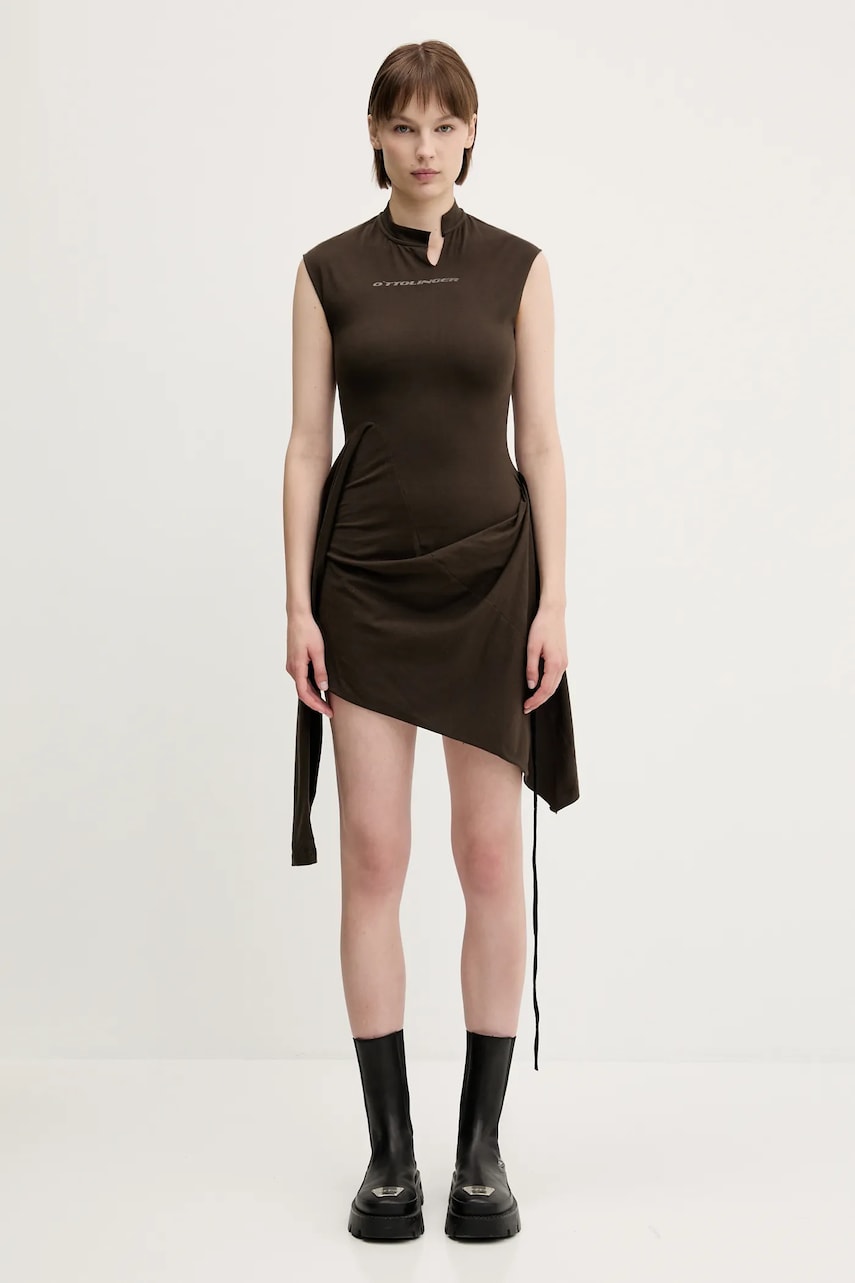 Pокля Ottolinger Ottolinger Cut-Out Mini Dress Кафяво | 115.501815.02, 0