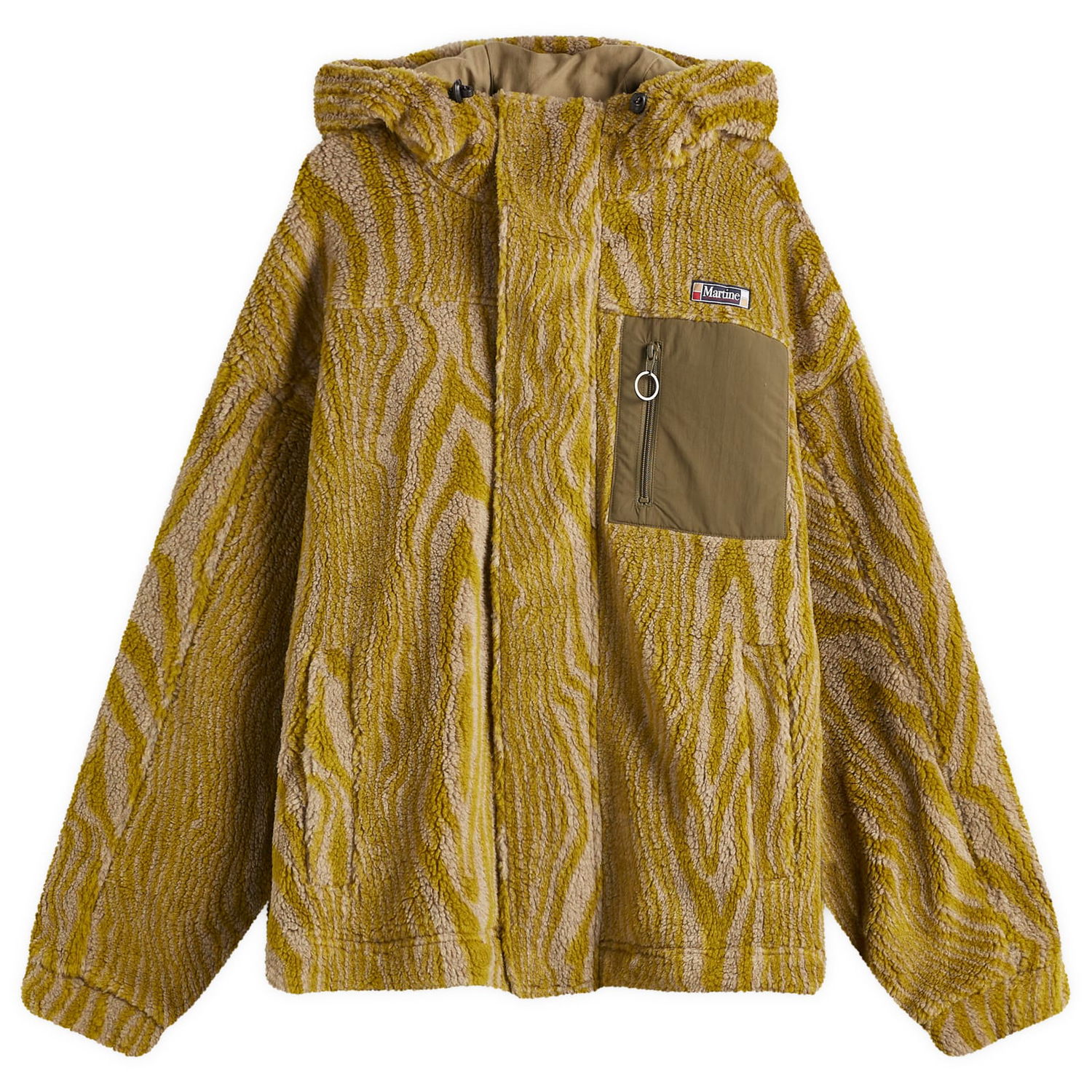 Суитчър Martine Rose Oversized Fleece Jacket Жълто | 706JT05403-GNB, 0
