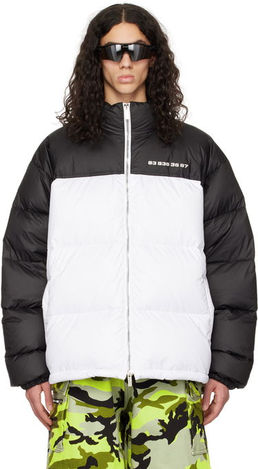 Пухо яке VETEMENTS Colorblock Down Jacket Бяло | VL14JA280W, 0