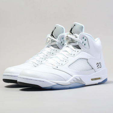 Кецове и обувки Jordan Air Jordan 5 Retro ''Metallic White'' 2015 Бяло | 136027-130, 1