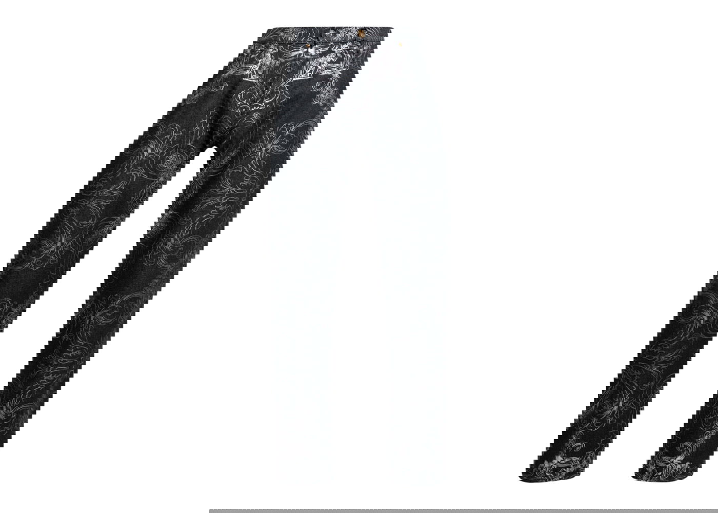 Дънки Versace Patterned Jeans Black Черно | 1006372-1A04347_2D550, 0