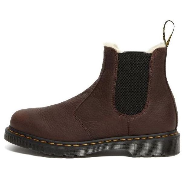 Кецове и обувки Dr. Martens Faux Fur Lined Chelsea Boots Кафяво | 26333257, 0