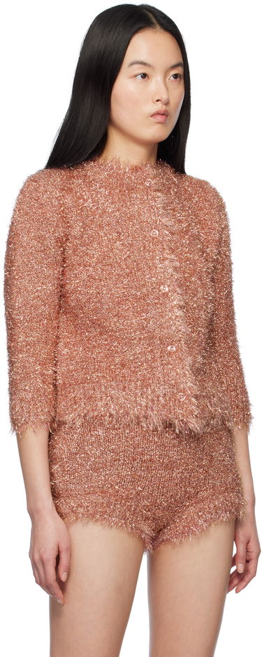 Комбинезон Simone Rocha Simone Rocha Tinsel Knit Cardigan Черно | PRMK2 0664, 4