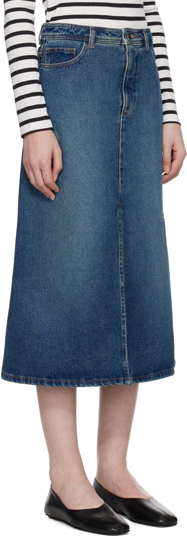 Пола A.P.C. Denim Midi Skirt Синьо | COHFC-F06423, 1