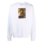 Off-White Caravaggio Print Loose Fit Sweatshirt