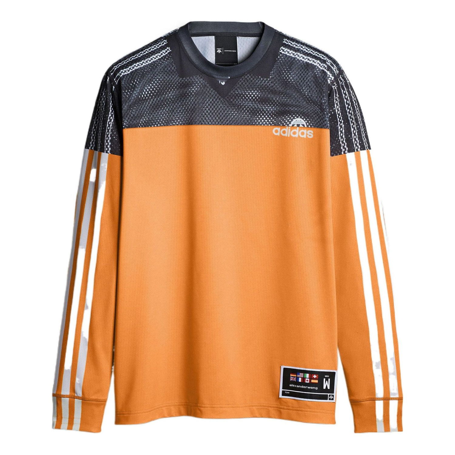Тениска adidas Originals Alexander Wang Crossover Breathable Stripe Colorblock Long Sleeve T-Shirt Оранжево
| DT9485, 0
