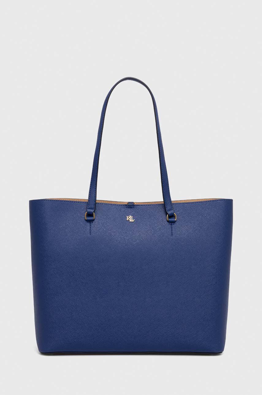 Голяма пазарска чанта Polo by Ralph Lauren Tote Bag Тъмно синьо | 431911655, 0