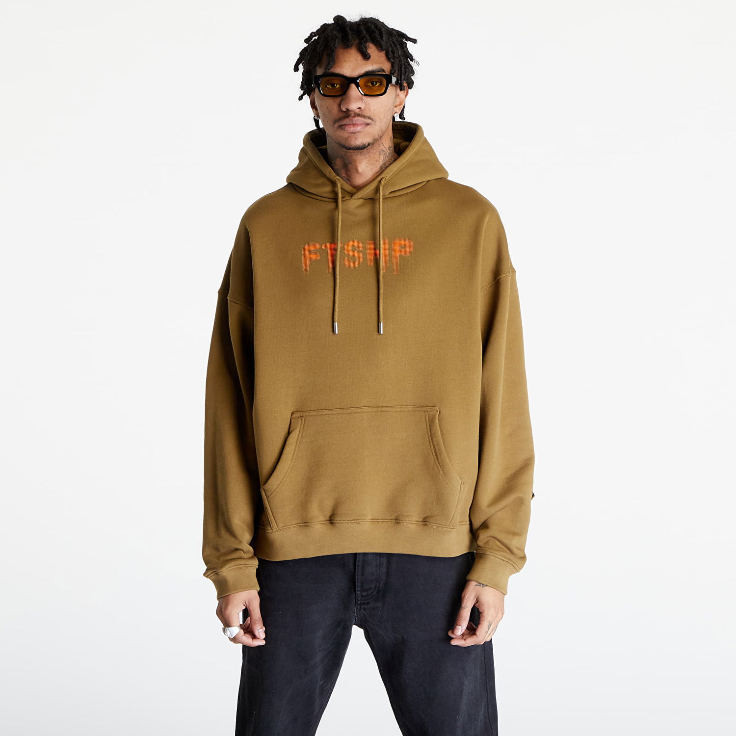 Суитчър Footshop FTSHP HALFTONE HOODIE UNISEX Зелено | FTSHP_296, 0