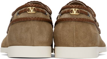 Кецове и обувки Valentino Valentino Garavani New Leisure Boat Shoes Бежово | 6Y2S0J38VNN, 1