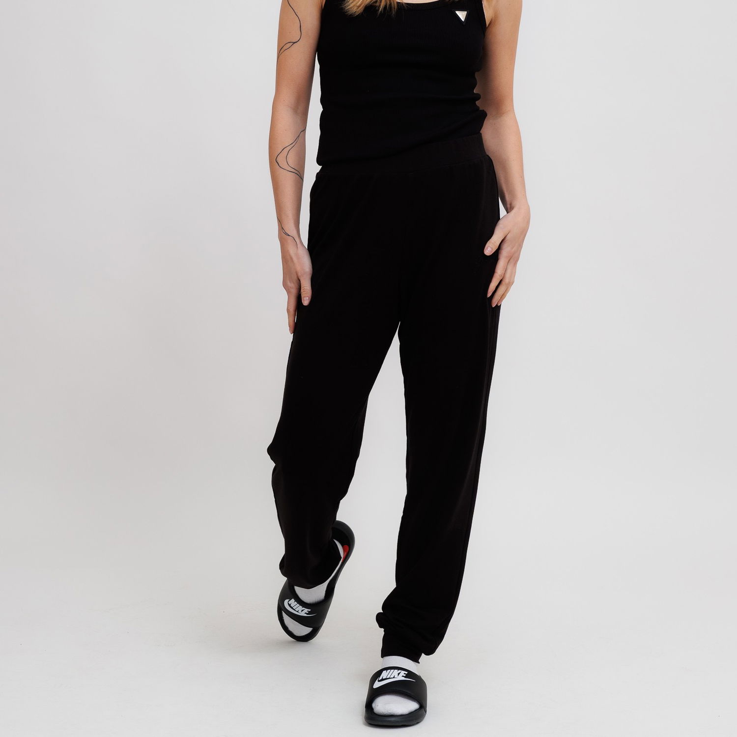 Спортни панталони GUESS Guess Lucia Joggers Черно | O5GB05KCQP2-JBLK, 0