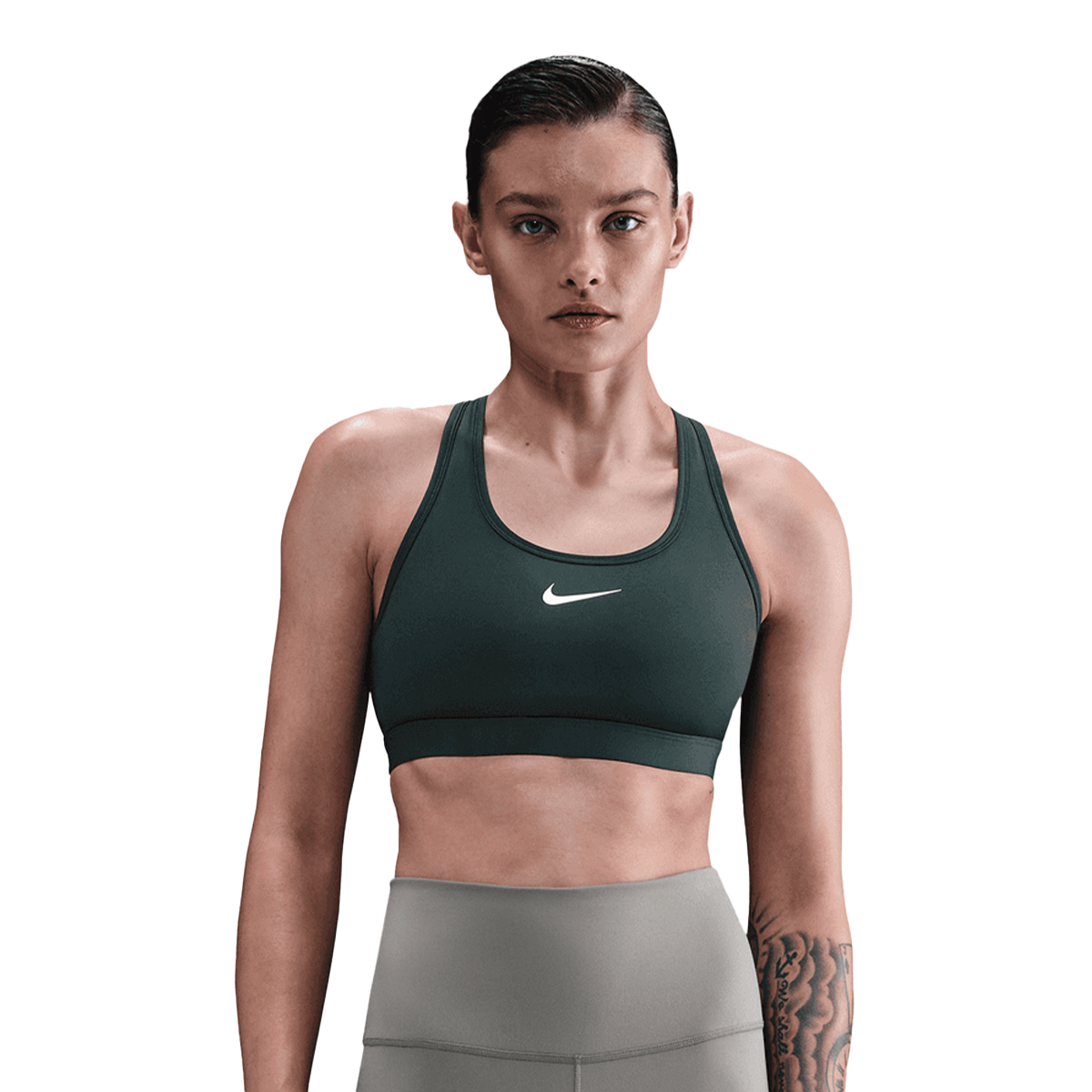 Сутиен Nike Swoosh Medium Support Sports Bra Зелено | DX6821-390, 0