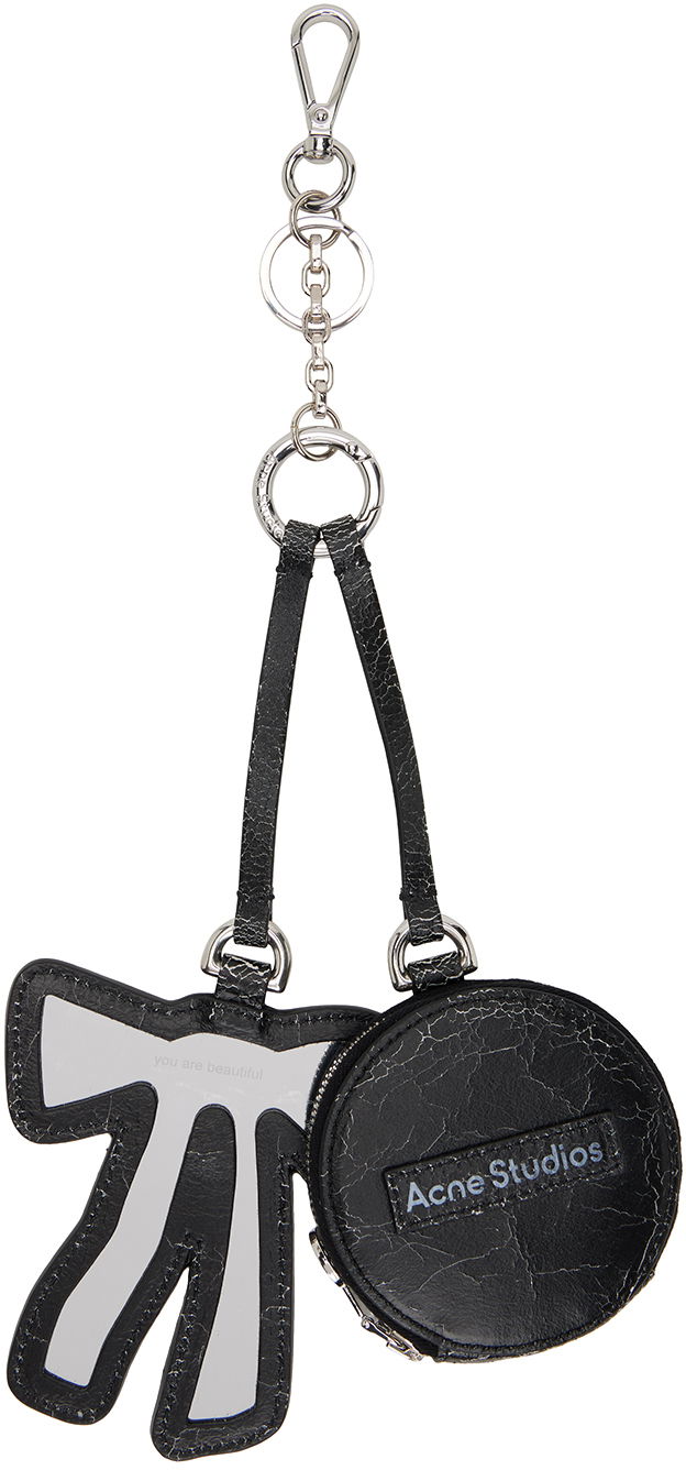 Портфейл Acne Studios Bow Mirror Coin Pouch Черно | CG0241-, 0