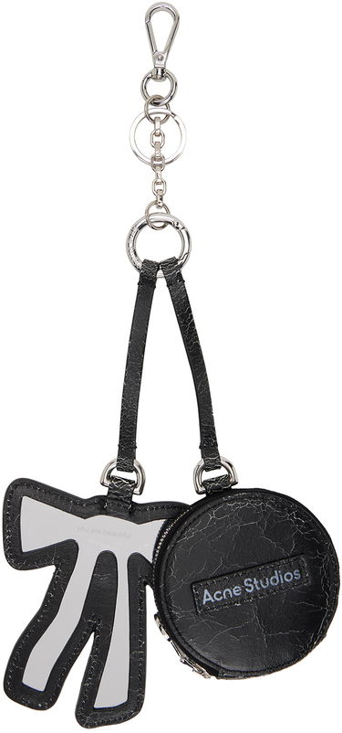 Портфейл Acne Studios Bow Mirror Coin Pouch Черно | CG0241-, 0