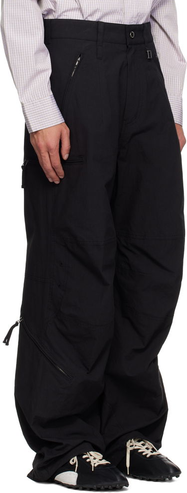 Панталони WOOYOUNGMI WOOYOUNGMI Cotton Parachute Trousers Бежово | W251PT07, 4