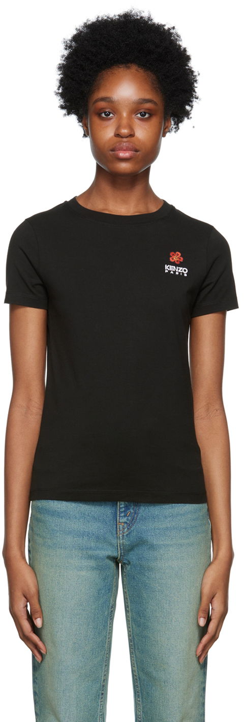 Тениска KENZO Paris Boke Flower Crest Черно | FC62TS0124SO, 0