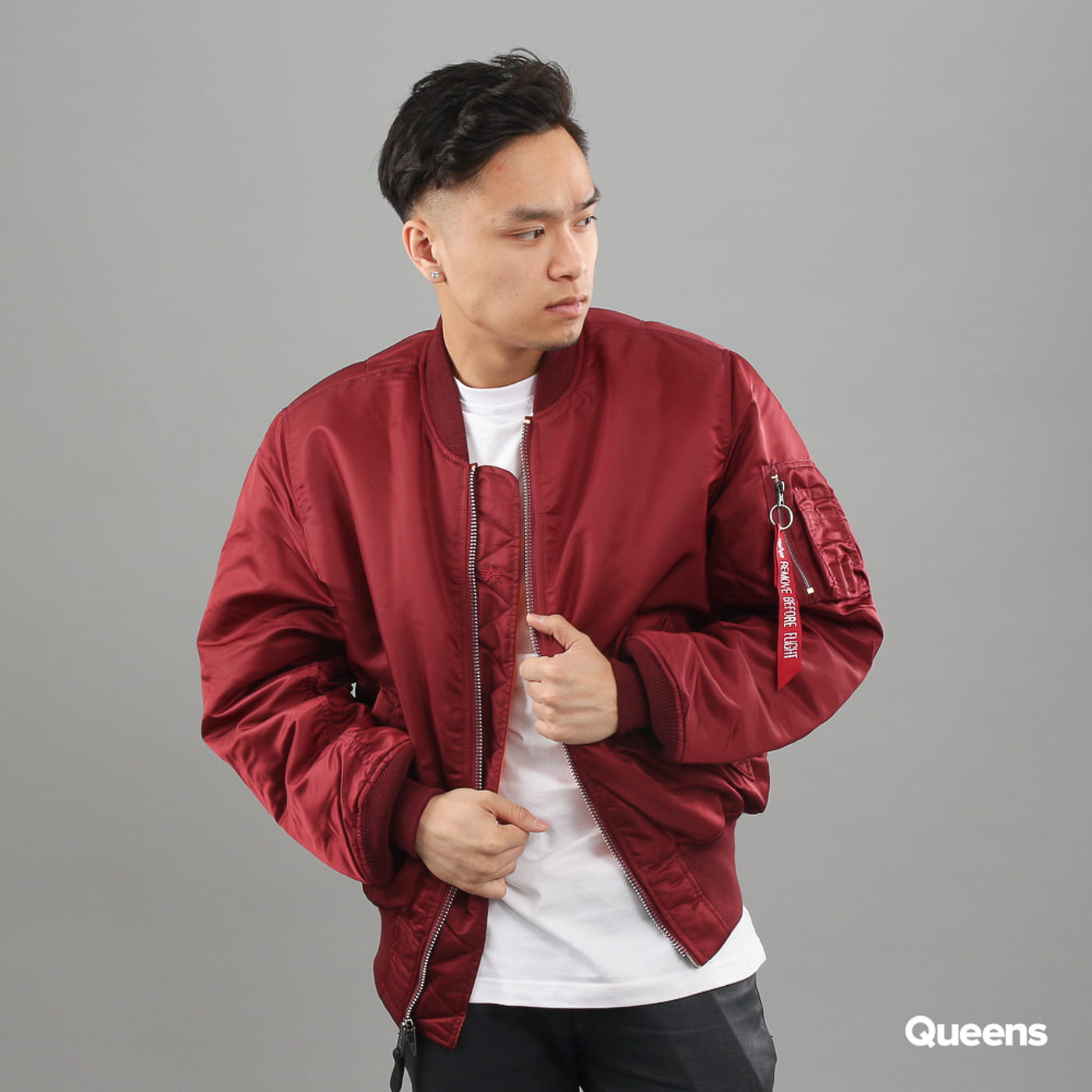 Яке бомбър Alpha Industries MA-1 Бургунди | 100101 184, 0