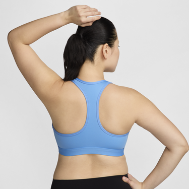 Сутиен Nike Nike Swoosh Medium-Support Padded Sports Bra Синьо | DX6821-412, 2