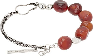 Гривна Dries Van Noten Dries Van Noten Beaded Stone Bracelet Червено | 252-028208-092, 1